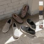 スリッポン レディース シューズ 秋冬 靴 ぺたんこ ママシューズ ベーシック I2190