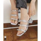 ショッピングサンダル レディース 歩きやすい サンダル レディース 歩きやすい ヒール 50代 夏 40代 30代 リボン シューズ 靴 ミュール スクエア I2630