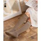 ショッピングもこもこ ハイソックス 靴下 暖かい レディース 防寒 裏パイル 冷え性 もこもこ あったかい J1185