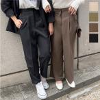 日替わりセール パンツ テーパードパンツ レディース ボトムス プチレタス 低身長 ワイドパンツ きれいめ 秋 M3738送料無料