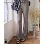 リブニットパンツ レディース リブパンツ レディース サマーニット ニットパンツ ウエストゴム 50代 M4231