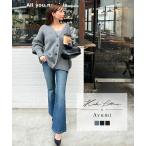  Denim джинсы женский flair Okabe ... san сотрудничество брюки 40 плата 50 плата black in tigo голубой M4244