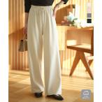 ワイドパンツ レディーススーツ スラックス 黒 グレー オフィスカジュアル 防シワ ウエストゴム 選べるサイズ M4366送料無料