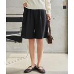 ハーフパンツ レディース タックパンツ タックハーフパンツ ボトムス フロントタックパンツ 40代 M4396