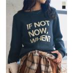 ショッピング神戸 レタス 日替わりセール ニット レディース トップス ジャガード ロゴ 50代 40代 セーター 冬トップス N1217送料無料