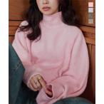 日替わりセール ニット セーター レディース トップス 長袖 ハイネック ニットトップス 40代 50代 モックネック 冬 N1269送料無料