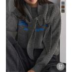 ショッピング神戸 レタス ニット セーター レディース ロゴニット トップス 長袖 ニットスカーフ プルオーバー 40代 50代 冬 N1299