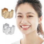 Yahoo! Yahoo!ショッピング(ヤフー ショッピング)イヤーカフ ニッケルフリー 金属アレルギー対応 ノンニッケル 送料無料 ワイドデザイン ダメージ加工 重ねづけ カフス 片耳 はさむ ノンホール シンプル