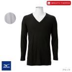 ショッピングブレスサーモ ブレスサーモふんわりタッチV首長袖シャツ（メンズ）