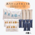 ショッピング炭八 炭八 炭八たっぷりセットB 室内調湿木炭 炭八スマート小袋 押入用炭八 炭八ミニ 除湿剤 消臭 防カビ ダニ 結露 繰り返し使える 半永久的 出雲屋炭八