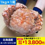 【最安挑戦】　毛ガニ　1尾　1kg　北海道産　スーパージャンボ　超特大　(毛蟹 毛がに kegani けがに カニ味噌 蟹味噌)