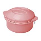 キッチングッズ 調理器具 便利グッズ 電子レンジ専用 炊く 蒸す 煮る 茹でる 再調理 時短 日本製   電子レンジ専用 グルメ三昧 ピンク