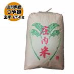 令和5年 山形県産 特別栽培米 つや姫 玄米 25kg(5kg×5)（送料無料）