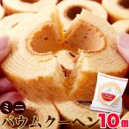 ミニバウムクーヘン 10個 個包装(ゆうパケット送料無料)