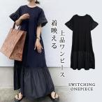 ショッピングマキシワンピ ワンピース レディース 春 夏 春夏 黒 半袖 マキシワンピース ロングワンピ シャツワンピ 体型カバー マキシワンピ ブラック 大人 20代 30代 40代 送料無料