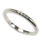 TIFFANY&Co. ティファニー Pt950プラチナ ウェディング 3Pダイヤ リング・指輪 61000917 ダイヤモンド 11号 3.6g レディース 中古 美品