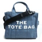 MARC JACOBS マークジェイコブス ザ スモール トラベラー トート トートバッグ ブルー シャドウ M0016161-481 レディース 未使用 買取品