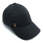 LOUIS VUITTON ルイ・ヴィトン LVアイコニック キャップ ブラック M7050M ユニセックス 中古