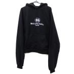ショッピングバレンシアガ BALENCIAGA バレンシアガ パーカー ブラック 571194 L メンズ 中古