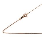 K18PG ピンクゴールド ネックレス ベネチアン 1.2g 40cm レディース 中古