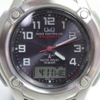 CITIZEN シチズン Q&amp;Q メンズ腕時計 ソーラーメイト 電波ソーラー アナログ表示 クロノグラフ 10気圧防水 MCS2-901 MT1593 新品・未使用品 買取品 質屋出品