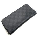 LOUIS VUITTON ルイ・ヴィトン ジッピーウォレットヴェルティカル 長財布 ラウンドファスナー ダミエグラフィット N63095 メンズ 中古