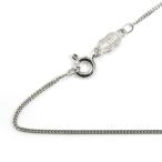 UNOAERRE ウノアエレ K18WG ホワイトゴールド ネックレス 喜平2面カット 2.3g 38cm レディース 中古