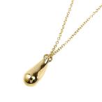 ショッピングティファニー TIFFANY&Co. ティファニー K18YG イエローゴールド ティアドロップ ネックレス 4.7g 40cm レディース 中古 美品