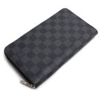 LOUIS VUITTON ルイ・ヴィトン ジッピーオーガナイザーNM 長財布 ラウンドファスナー ダミエグラフィット N60111 メンズ 中古