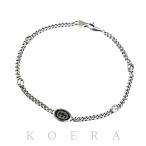GUCCI Gucci серебряный 925 Inter locking G браслет 678657 J8410 8191 5.3g унисекс б/у 