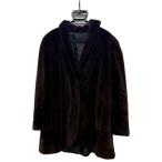 カットミンク 毛皮コート こげ茶 F レディース 中古