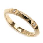 TIFFANY&Co. ティファニー K18PG ピンクゴールド Tトゥルーバンド リング・指輪 67134176 ダイヤモンド 9号 3.0g レディース 中古 美品