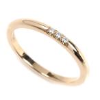 ショッピング15号 TIFFANY&Co. ティファニー K18PG ピンクゴールド クラシックバンド リング・指輪 ダイヤモンド 15号 2.8g レディース 中古