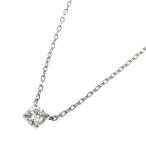 ROYAL ASSCHER ロイヤル・アッシャー Pt950プラチナ ネックレス ダイヤモンド0.25ct 3.0g 46cm フリーチェーン レディース 中古 美品