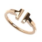 TIFFANY&amp;Co. ティファニー K18PG ピンクゴールド Tワイヤー リング・指輪 60147375 9号 3.2g レディース 中古