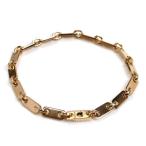 CARTIER カルティエ K18PG ピンクゴールド フィガロ  ブレスレット 20.8g 18cm 150周年 レディース 中古 美品