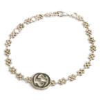 GUCCI グッチ シルバー925 インターロッキングG ブレスレット 481687 J8400 8106 6.6g 15.5/17/18.5cm レディース 中古