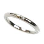 BVLGARI ブルガリ Pt950プラチナ フェディ 1Pダイヤ リング・指輪 348628 ダイヤモンド 9号 3.1g レディース 中古 美品
