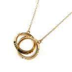 TIFFANY&amp;Co. ティファニー K18PG ピンクゴールド アトラス X クローズド ネックレス 5.9g 41/46cm レディース 中古