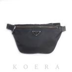 PRADA Prada Re-Nylon xsafia-no кожаный ремень сумка сумка-пояс черный 2VL033_2DMH_F0002 мужской б/у 