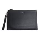 BVLGARI ブルガリ フラグメントコラボ クラッチバッグ ブラック 288581 IC メンズ 中古