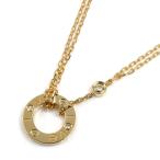 CARTIER カルティエ K18YG イエローゴールド ラブ 1Pダイヤ ネックレス B7219500 ダイヤモンド 6.2g 40.5cm レディース 中古 美品