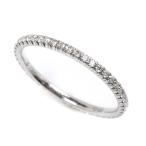 CARTIER カルティエ K18WG ホワイトゴールド エタンセル ドゥ カルティエ フルエタニティ リング・指輪 B4210449 ダイヤモンド 9号 49中古