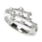 TASAKI タサキ K18WG ホワイトゴールド ダイヤ リング・指輪 ダイヤモンド0.26ct 11.5号 4.3g レディース 中古 美品