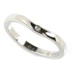 CARTIER カルティエ Pt950プラチナ バレリーナ カーブ ウェディング 3P ダイヤ リング・指輪 B4092949 ダイヤモンド 9号 49 中古