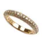 Vendome Aoyama ヴァンドーム青山 K18PG ピンクゴールド ダイヤモンド リング・指輪 ダイヤモンド0.44ct 7号 2.4g レディース 中古 美品