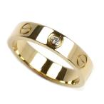 CARTIER カルティエ K18YG イエローゴールド ミニラブ 1P ダイヤ リング・指輪 B4056149 ダイヤモンド 9号 49 4.4g レディース 中古 美品