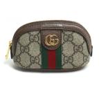 GUCCI グッチ GGスプリーム コインケース ベージュ/エボニー 625707 96IWG 8745 オフディア キーポーチ レディース 中古 美品