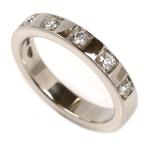 BVLGARI ブルガリ Pt950プラチナ マリーミー 5P ダイヤ リング・指輪 336845 6号 5.2g レディース 中古 美品