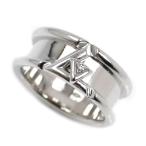 LOUIS VUITTON ルイ・ヴィトン K18WG ホワイトゴールド リング LV ヴォルト ワン  リング・指輪 Q9O59 ダイヤモンド 12.7g メンズ 中古